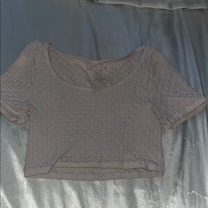 Free people tight fitted flattering crop top